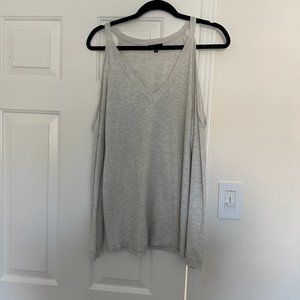 DYNAMITE Cold Shoulder Sweater